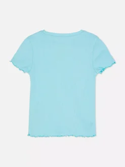 T-shirt z krótkim rękawem w prążki