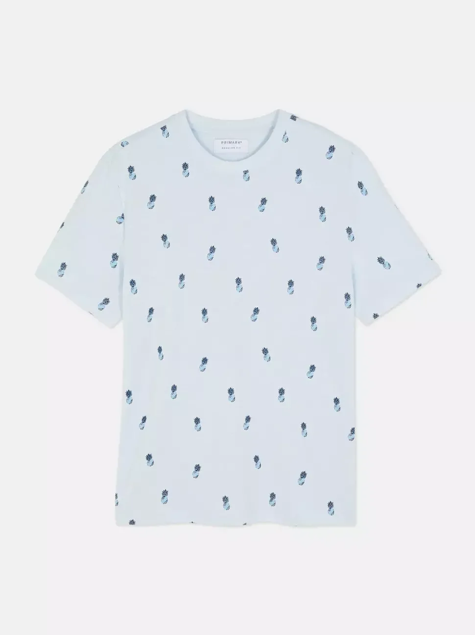 T-shirt z krótkim rękawem w drobne ananasy