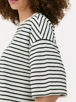 T-shirt z krótkim rękawem w paski, część zestawu