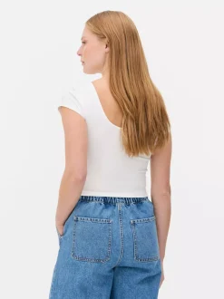 T-shirt z minirękawkami