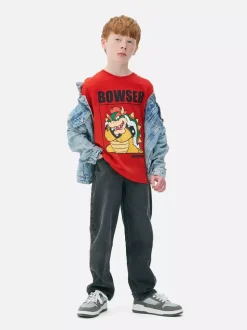 T-shirt z motywem Bowsera z Super Mario World