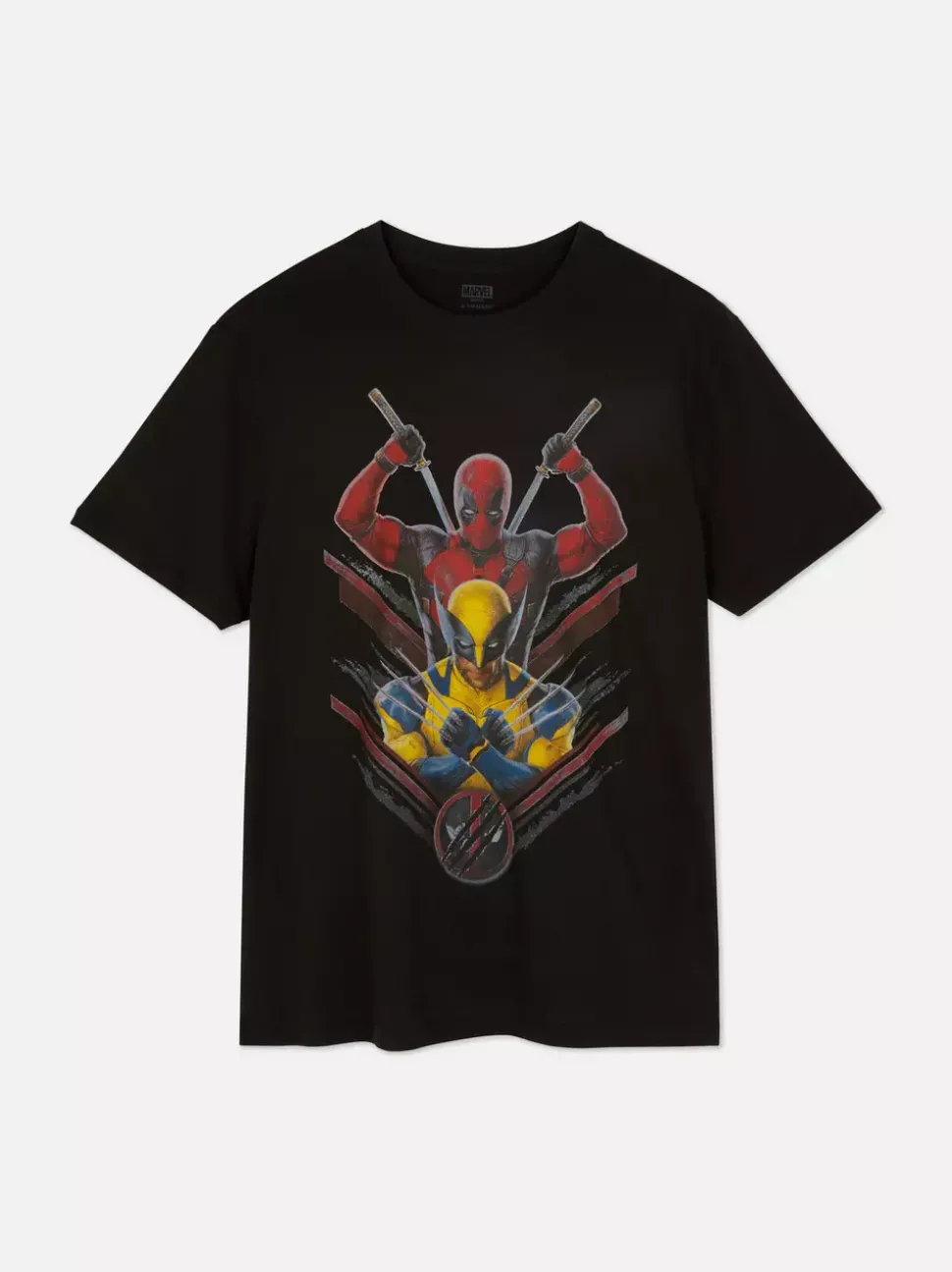 T-shirt z motywem Deadpoola i Wolverine Marvela