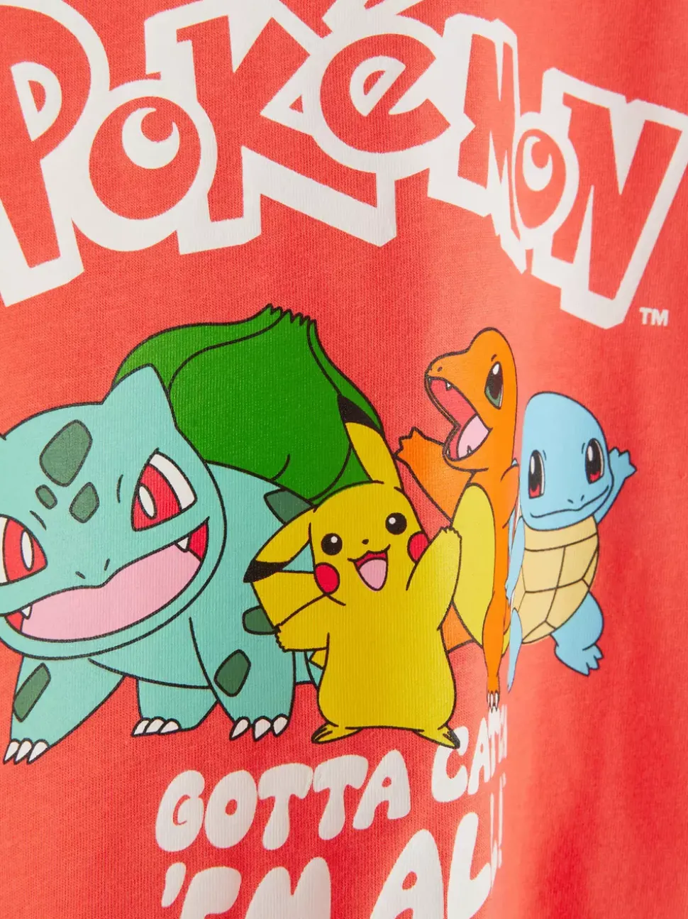 T-shirt z motywem Pokémon Kanto