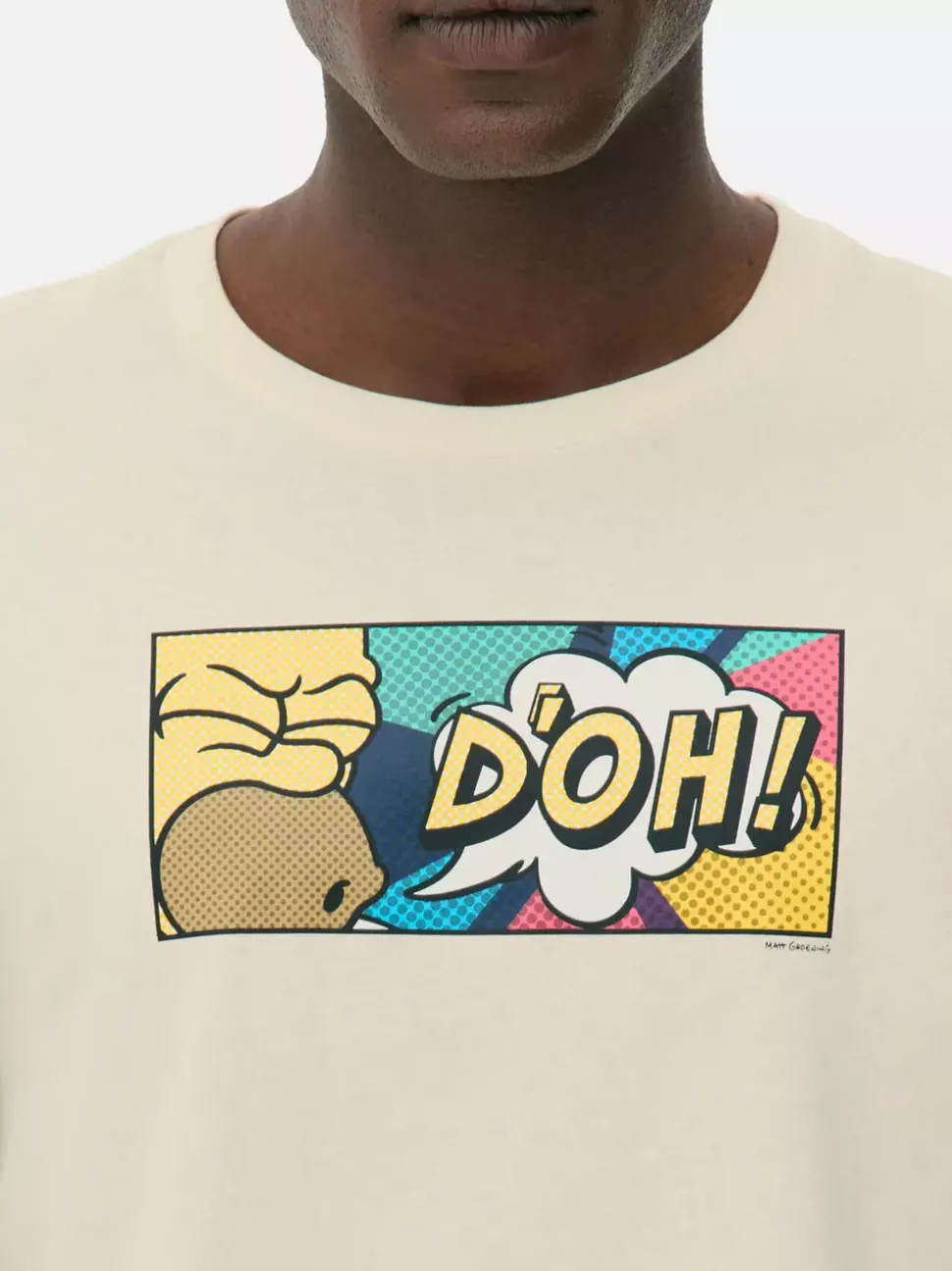 T-shirt z motywem wyrażenia D'oh z Simpsonów