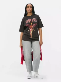 T-shirt z motywem zespołu Nirvana