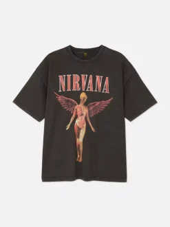 T-shirt z motywem zespołu Nirvana