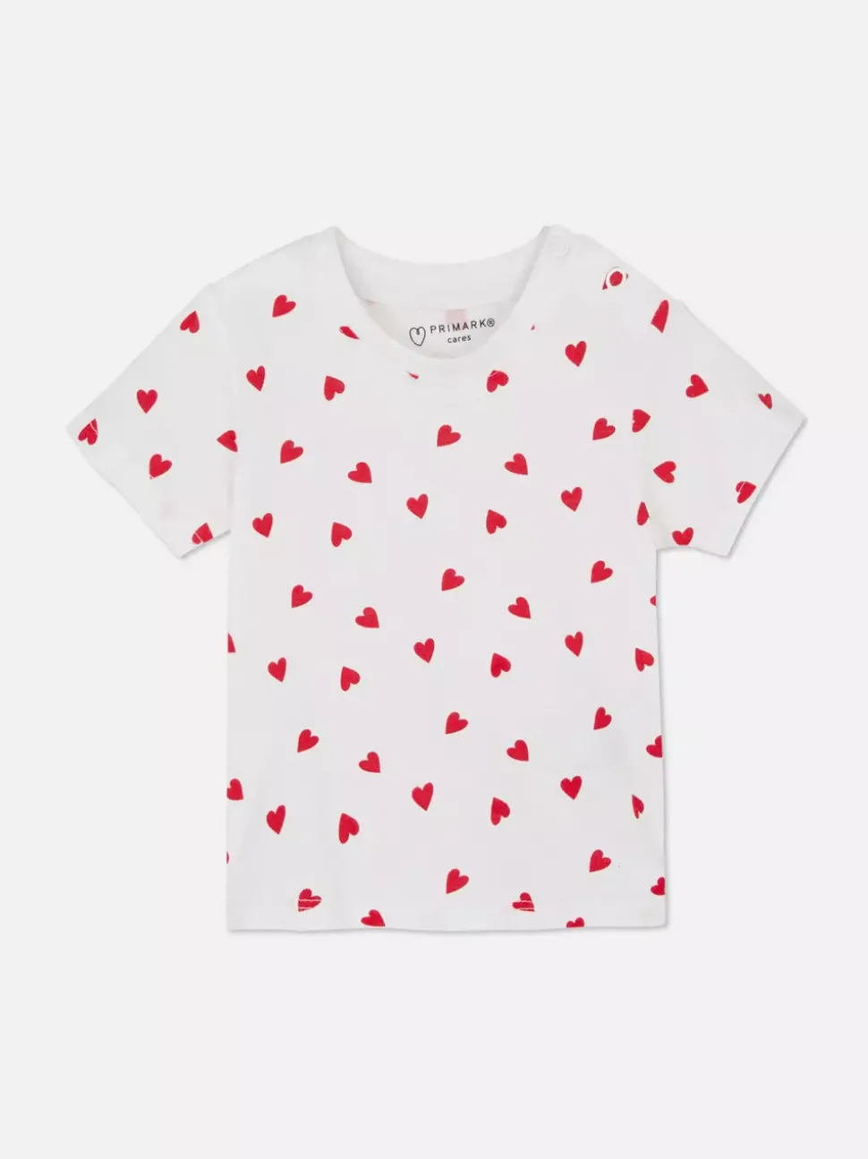 T-shirt z nadrukiem serca