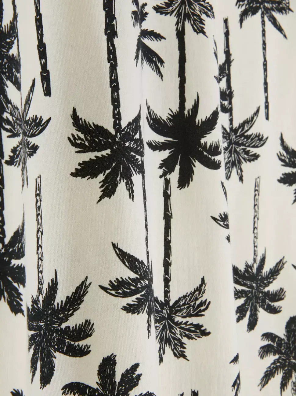 T-shirt z nadrukiem w palmy