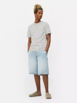 T-shirt z nadrukiem w palmy