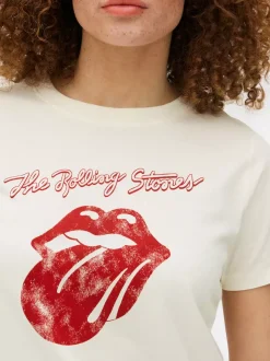 T-shirt z okrągłym dekoltem The Rolling Stones