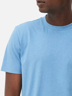 T-shirt z okrągłym dekoltem o regularnym kroju