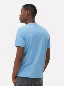 T-shirt z okrągłym dekoltem o regularnym kroju