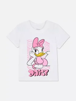 T-shirt z okrągłym dekoltem z Kaczką Daisy Disneya
