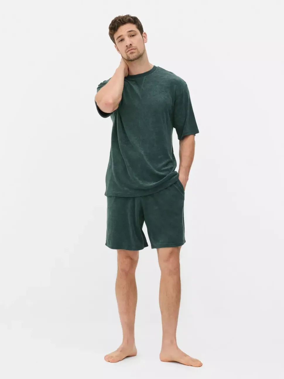 T-shirt z tkaniny frotte