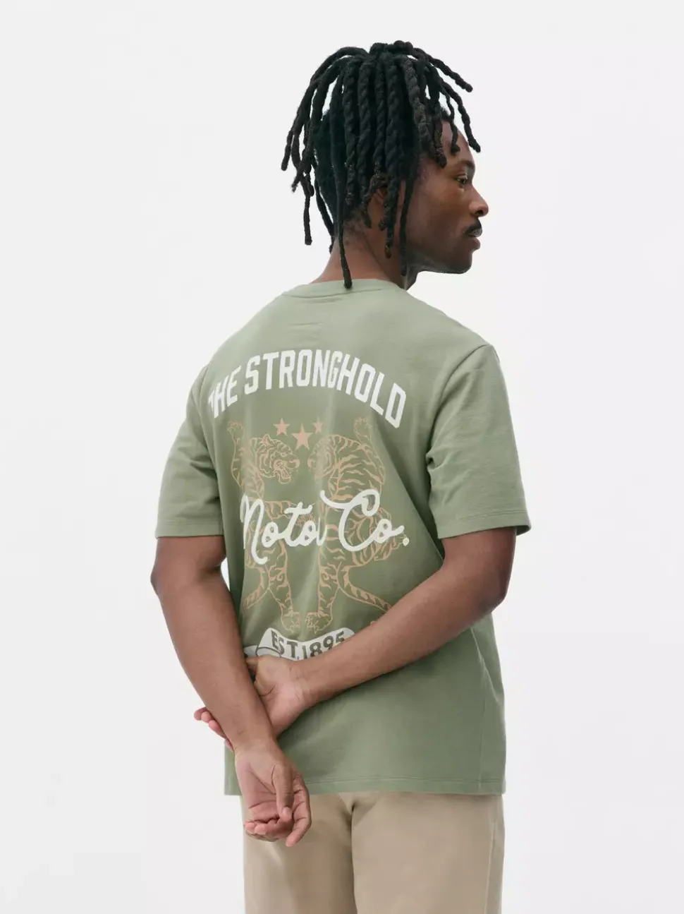 T-shirt z tygrysim nadrukiem The Stronghold