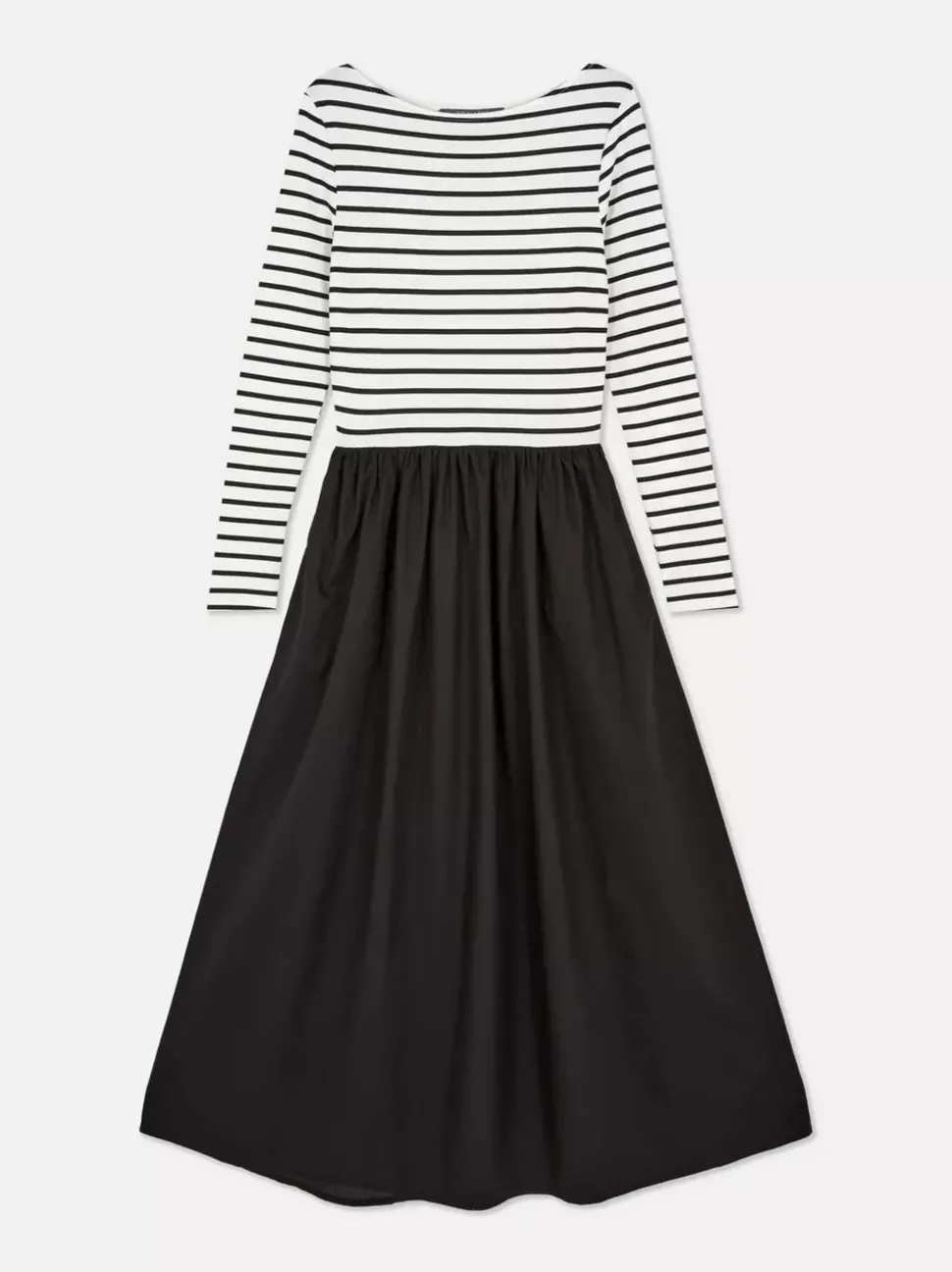 T-shirtowa sukienka midi 2 w 1