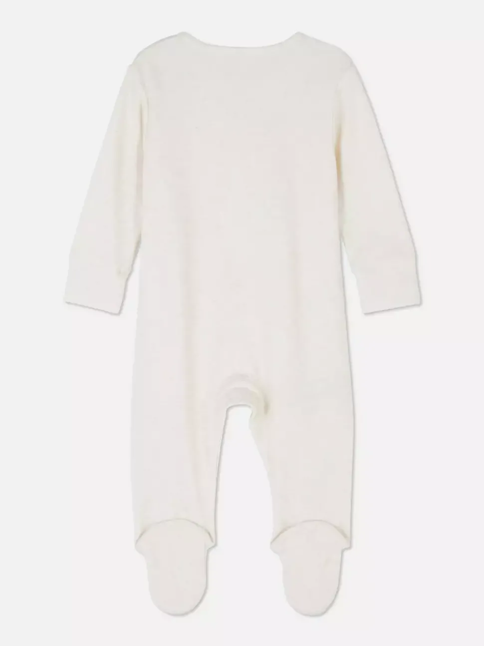 Tuftowane śpioszki z napisem Born in 2025