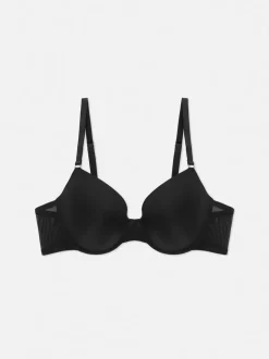 Usztywniany biustonosz z głębokim dekoltem pod T-shirt, rozmiary A–D