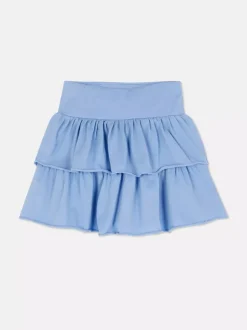 Warstwowa spódnica dżersejowa