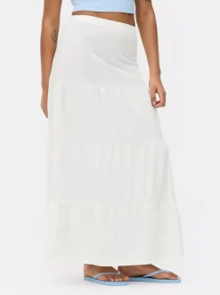 Warstwowa spódnica maxi