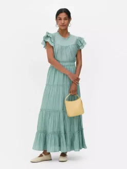 Warstwowa spódnica maxi