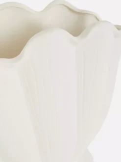 Wazon ceramiczny w kształcie muszli