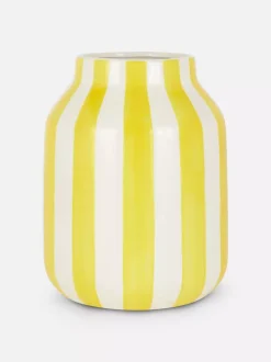 Wazon ceramiczny w paski