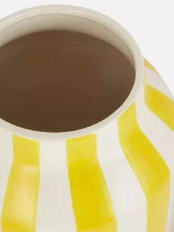 Wazon ceramiczny w paski