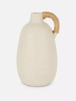 Wazon z rączką z juty