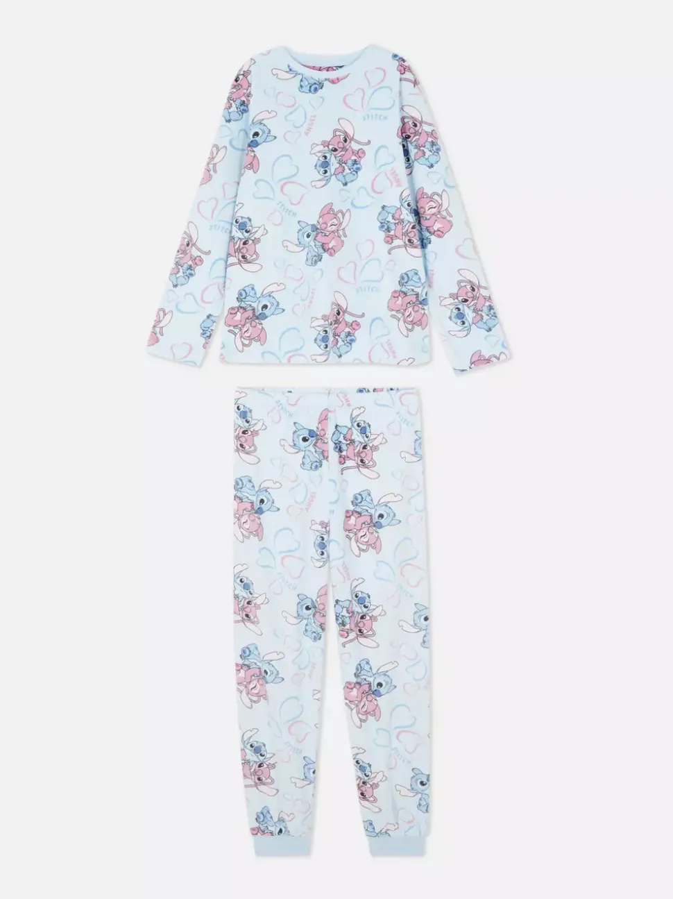 Welurowa piżama z motywem Sticha Disneya