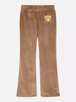 Welurowe spodnie od piżamy z motywem Króla Lwa z Disneya