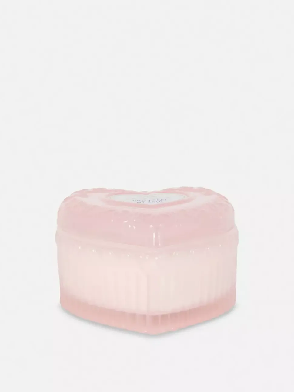 Świeca w pojemniku w kształcie serca