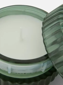 Świeca zapachowa w karbowanym słoiku