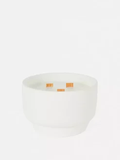 Świeca zapachowa z 3 knotami w ceramicznym słoiku