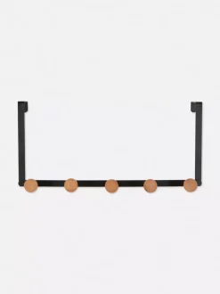 Wieszak na drzwi z trzema haczykami na płaszcz