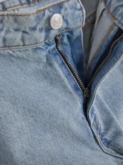 Workowate jeansy ze średnim stanem