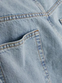 Workowate jeansy ze średnim stanem