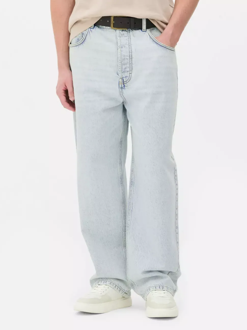 Workowate spodnie jeansowe