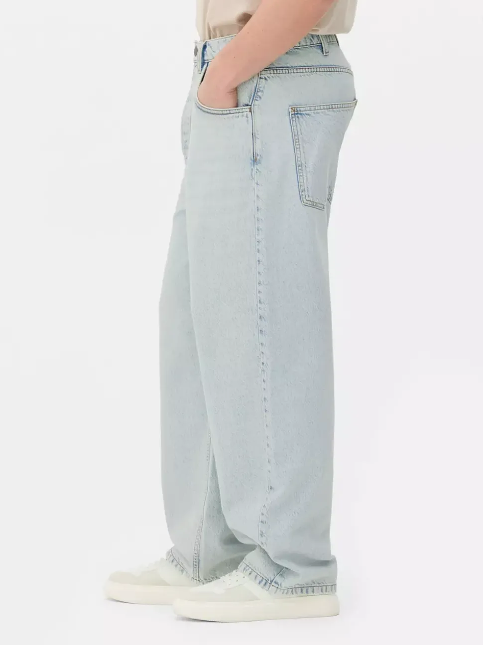 Workowate spodnie jeansowe