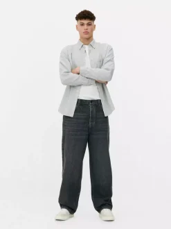 Workowate spodnie jeansowe