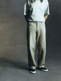 Workowate spodnie jeansowe