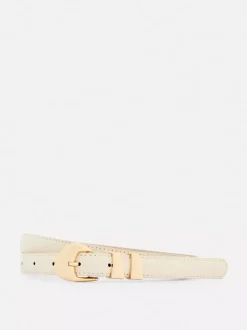 Wąski pasek z asymetryczną klamrą