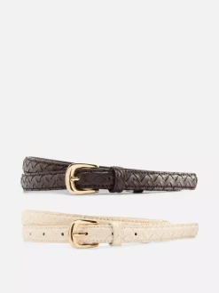 Wąskie plecione paski, 2 szt.