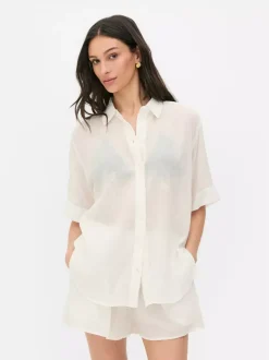 Wyszywana koszula wakacyjna