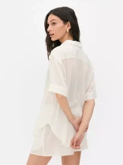 Wyszywana koszula wakacyjna