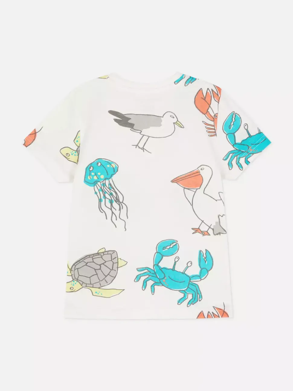 Wzorzysty T-shirt z krótkim rękawem