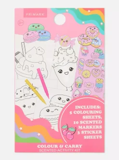 Zapachowy zestaw do kolorowania z deserowym motywem