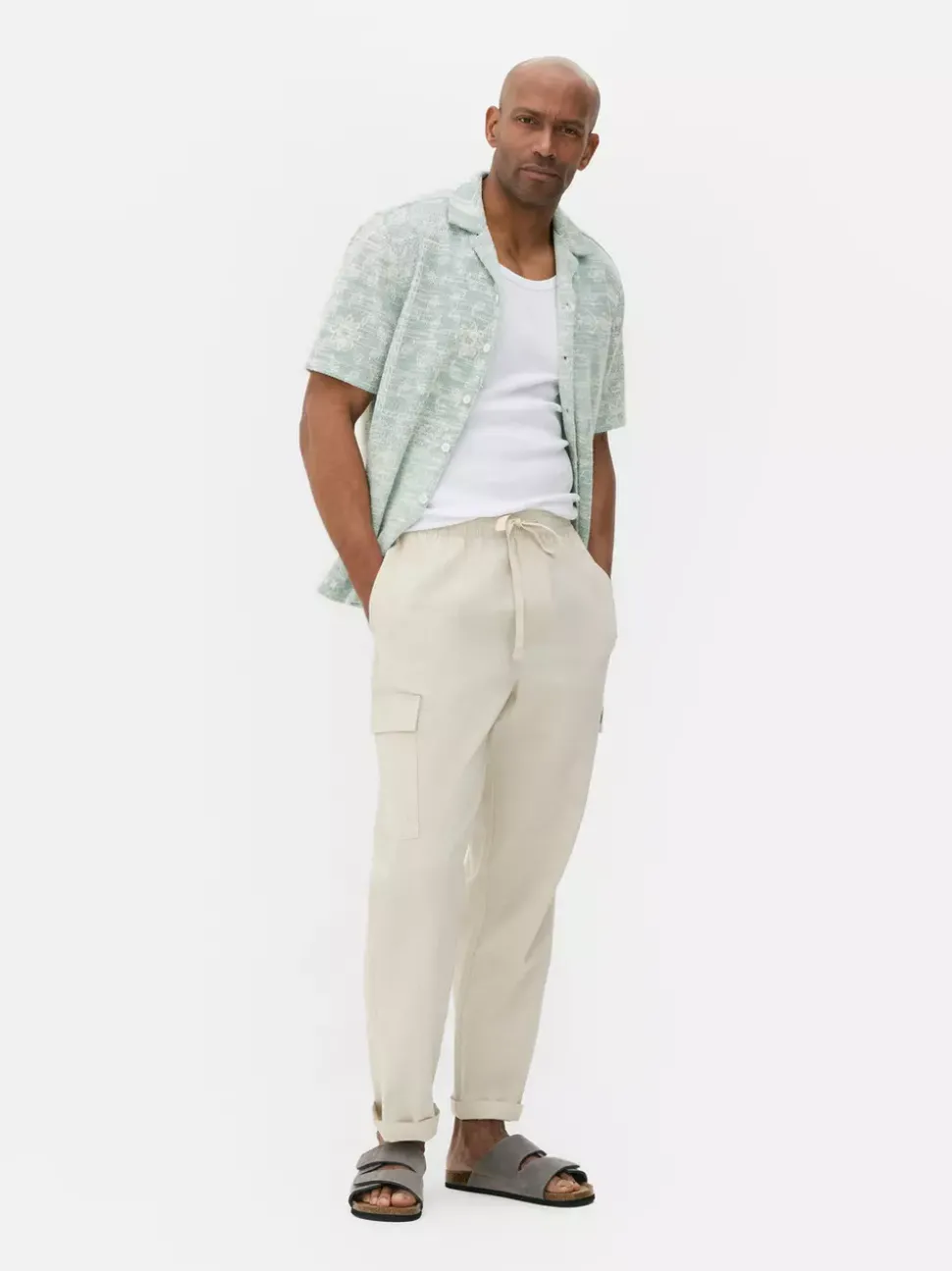 Zapinana na guziki koszula z wzorem bandany