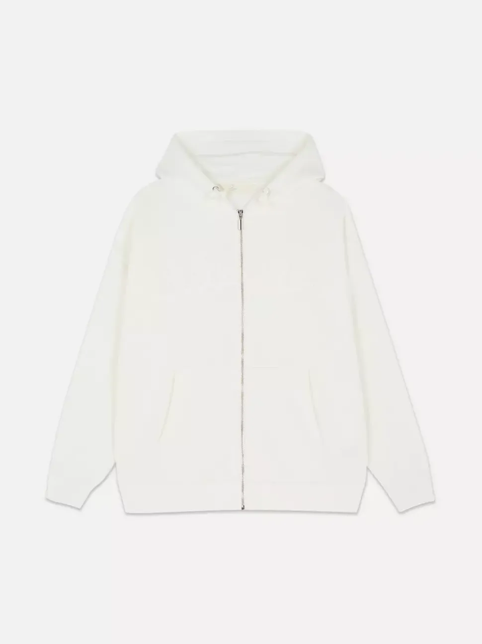 Zapinana na zamek bluza oversize z kapturem