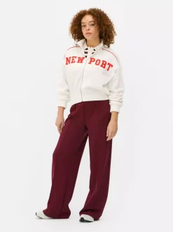 Zapinana na zamek bluza ze stójką